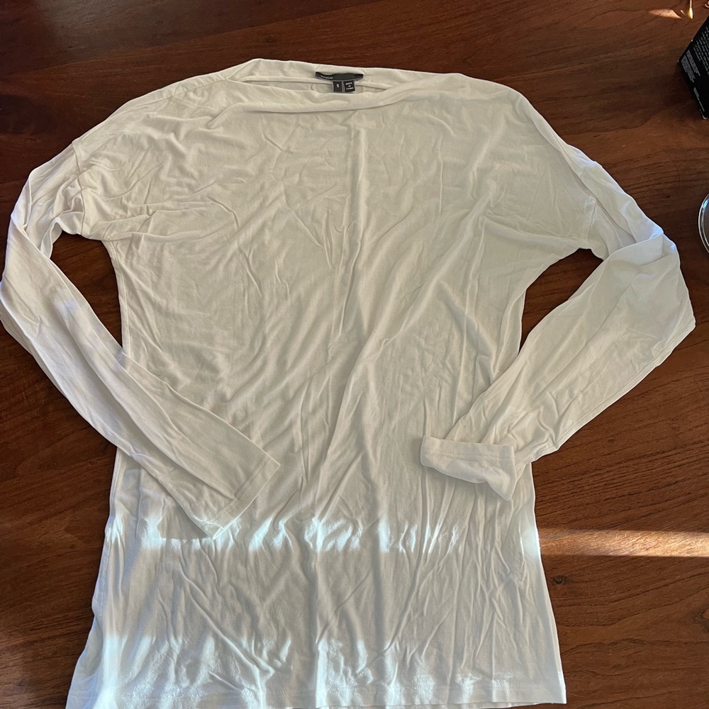 Vince Long Sleeve Boatneck Top